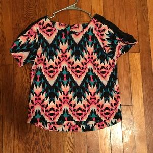 3/$30- Neon Print Shirt